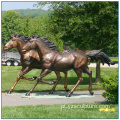 Outdoor Tamanho da vida Bronze Running Horse Sculpture For Sale